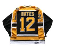 Adam Oates Signed Boston Bruins Replica Jersey