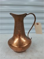 Copper pitcher 10"