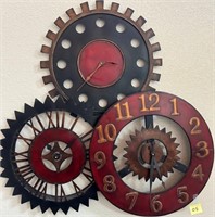 B - GEARS DECOR WALL CLOCK (05)