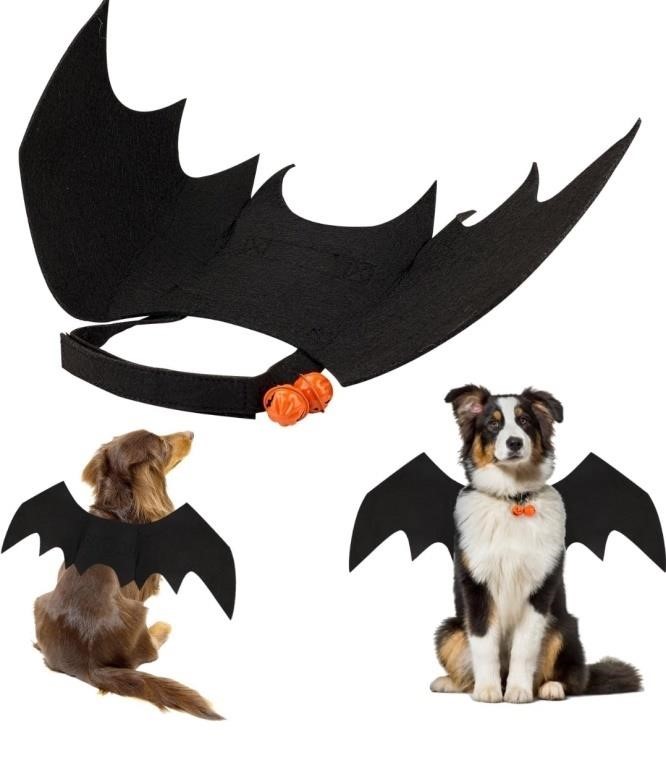 Used - Halloween Dog Bat Wings, Cute Dog Costume