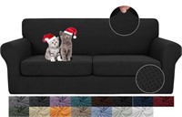 JIVINER Newest 3 Pieces Couch Covers for 2