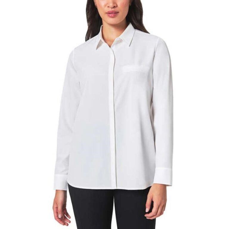 Modern Ambition Women's XL Travel Shirt, White