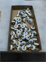 Porcelain knobs and drawer pulls