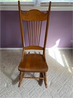 ANTIQUE PRESSED BACK ROCKING CHAIR