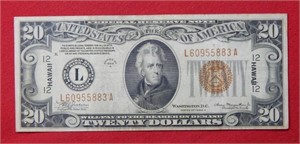 1934 A $20 Federal Reserve Note
