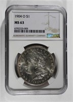 1904-O MORGAN DOLLAR NGC MS-63