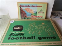 TUDOR ELECTRIC FOOTBALL GAME W/ BOX, ACROSS