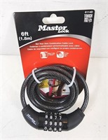 NEW Masterlock Combination Cable Bike Lock
