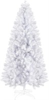 Prextex 6 Feet White Christmas Tree - Premium Arti