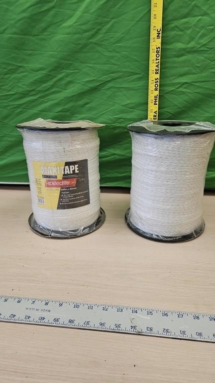 2- rolls maxitape electric fence tape