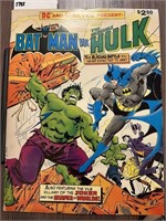 OVERSIZE COMIC BOOK BATMAN VS THE HULK