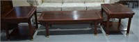 3 pcs Coffee Table With Side Tables