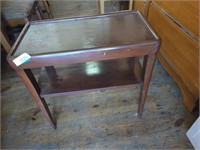 Vintage wooden end table