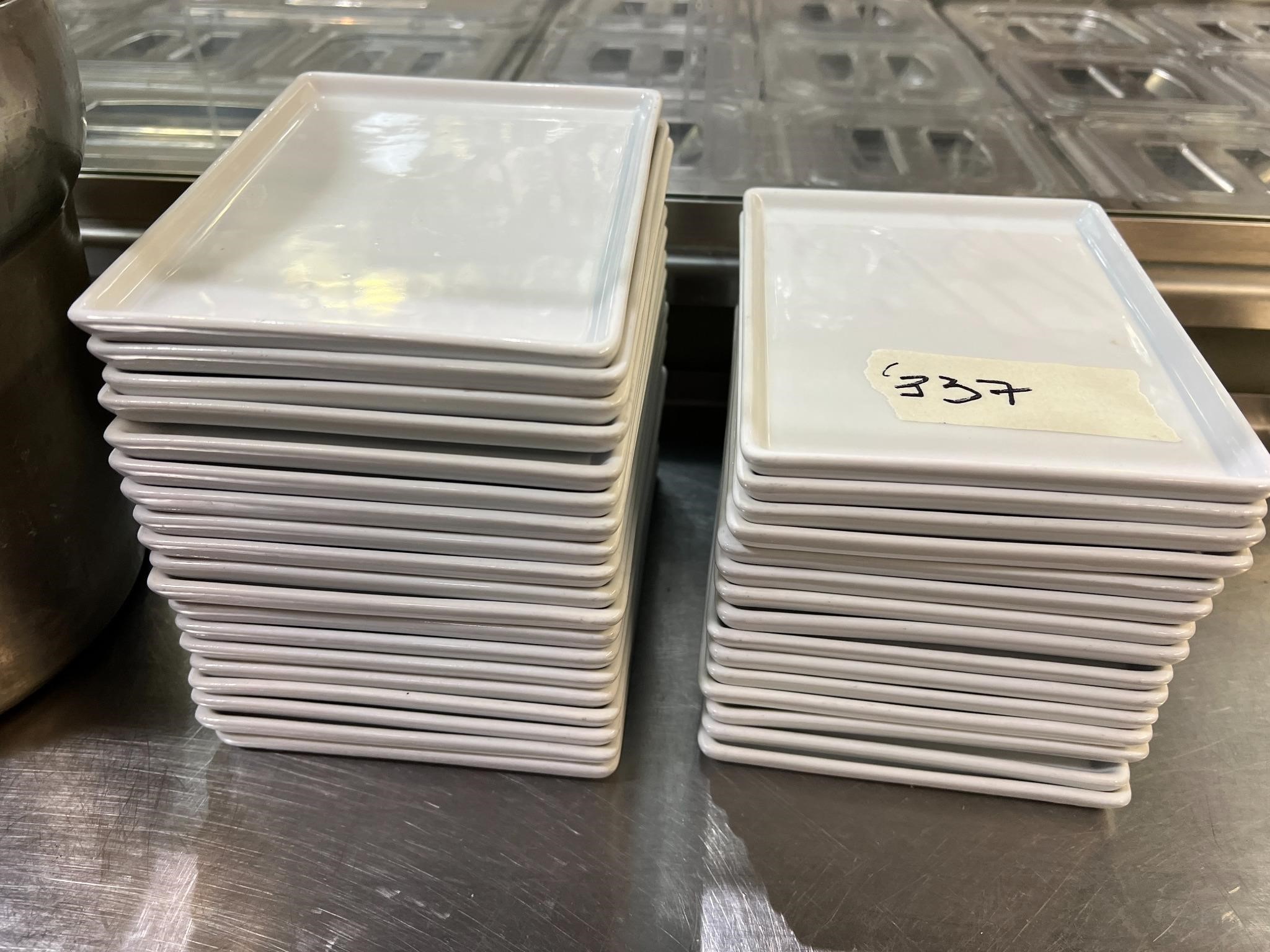 34- Serving Plates 7" x 5"