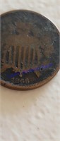 1866 United State Two Cent Piece