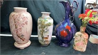 Japanese vases and other vases