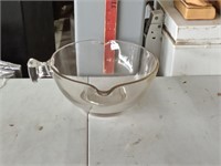 clear glass batter bowl