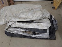 (3) concrete blankets - tarps