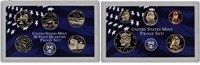 2001 United States Mint Proof Set 10 coins