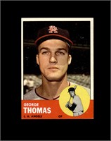 1963 Topps #98 George Thomas EX to EX-MT+