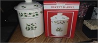 Vintage Ceramic Christmas Cookie Jar