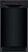 Frigidaire 18 in.Front Control Dishwasher in Black