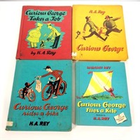 (4) Curious George Books
