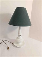 Vintage Milk Glass Lamp