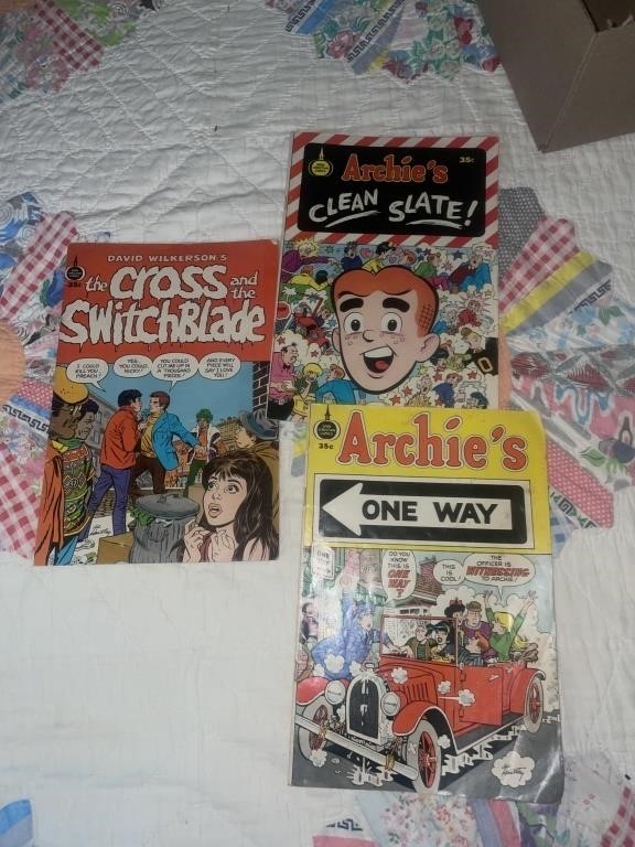 2 Archie comics, the Cross and the switchblade