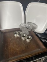 VTG Serving Platters & Compote