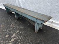 Vtg. Painted Bench