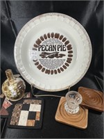 VTG Royal China Pecan Pie, Artisan Pottery,& More