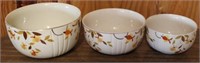 3 pc. Hall's Mixing Bowl Set