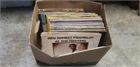 Box Lot Of Assorted Vintage Albums / Records