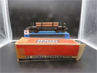 Lionel Lines Flat Car 3461 with Logs