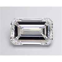Igi Certified Emerald Cut 9.67ct Vs2 Lab Diamond