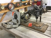 mounted grinder-drill, elect drill