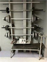 Weight Bench & Weights