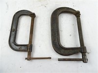 Lot of 2 Large Size Vices (C Clamps)
