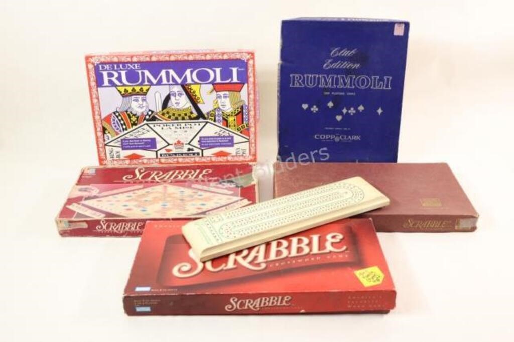 Vintage Assortment of Board Games