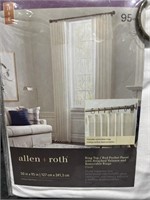 ALLEN AND ROTH CURTAIN PANEL