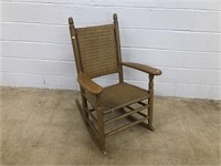 Woven Seat & Back Rocking Chair