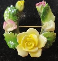 Vintage Royal Doulton Horseshoe Pin