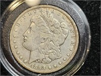 1893O Morgan Dollar