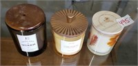 3 NEW Candles in Jars $35