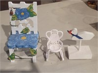 Three Chair / Goose Decorations