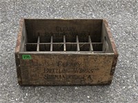 Antique Cleary Bottling Works Shipping Crate