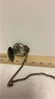 Remington pocket watch with chain