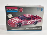 MONOGRAM 1/24 McDONALD'S THUNDERBIRD MODEL KIT NIB