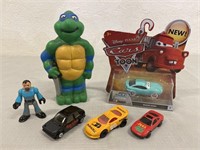 Ceramic TMNT Turtle, Disney Cars Toys & More